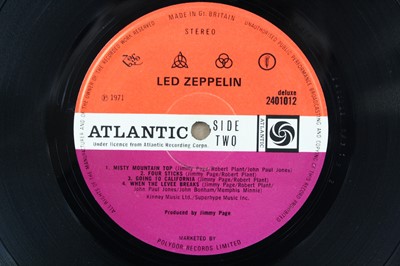 Lot 537 - Led Zeppelin - Led Zeppelin IV, signed clearly...