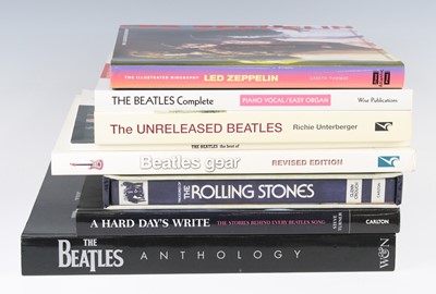 Lot 682 - A collection of music related books to include...