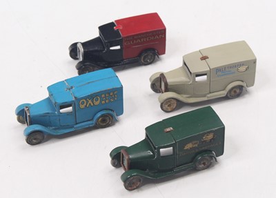Lot 1539 - A collection of four various Dinky Toy pre-war...