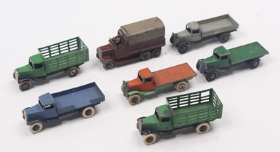 Lot 1541 - A collection of seven various loose Dinky Toy...