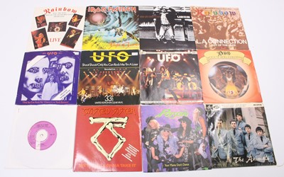 Lot 577 - A small collection of assorted 7" singles,...