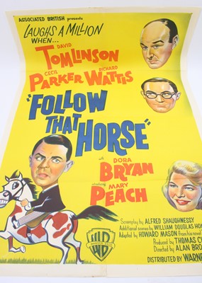 Lot 774 - Follow That Horse 1966 U.S one-sheet film...