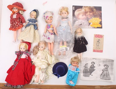 Lot 1874 - One tray containing a quantity of Vogue dolls...