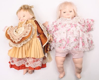 Lot 1866 - Two plastic and composition Vogue dolls, both...
