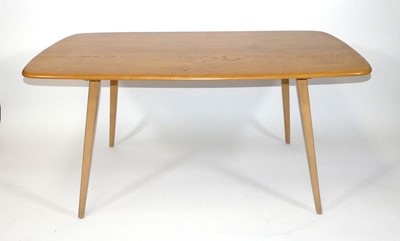 Lot 351 - An Ercol blond elm and beech 'Windsor' Model...