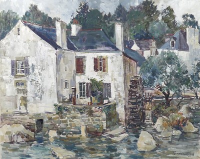Lot 255 - Jeremy King (1933-2020) - Mill at Pont-Aven,...