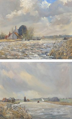Lot 257 - George E. Roberts (20th century) - Reedham...