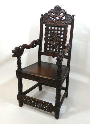 Lot 2194 - A late 19th century Chinese carved padouk...