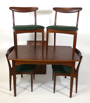 Lot 364 - A 1960s teak extending dining table, of...