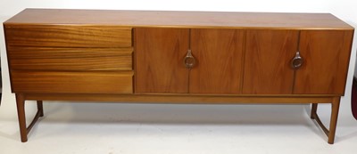 Lot 357 - A 1960s teak long sideboard by A.H. McIntosh,...