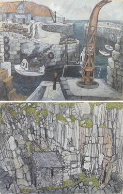 Lot 224 - Dione Page (1936-2021) - Charlestown Cornwall,...