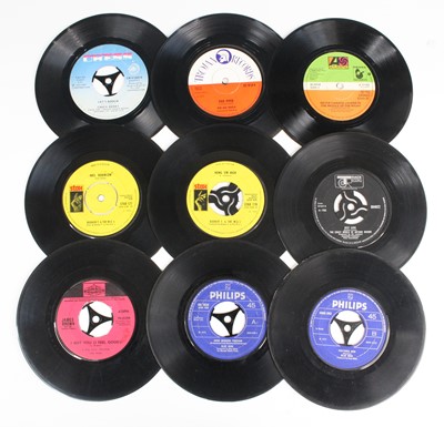 Lot 572 - A large collection of assorted 7" singles,...