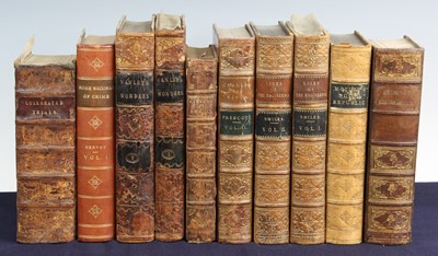 Lot 1007 - A collection of 18th century and later leather...