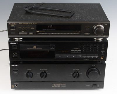 Lot 631 - A collection of stereo equipment to include a...