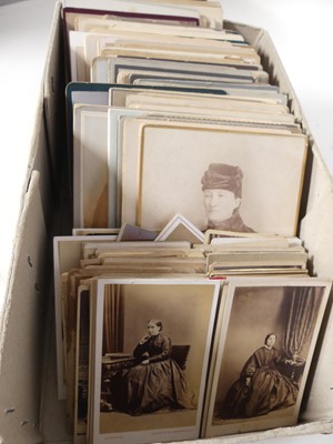 Lot 589 - A collection of Victorian visiting cards...