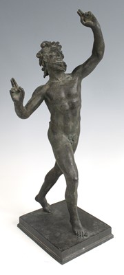 Lot 1240 - A circa 1900 Italian bronze figure of the...