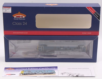 Lot 308 - Bachmann 00 gauge Class 24 in BR blue, limited...
