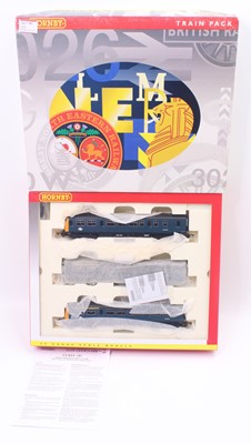 Lot 378 - Hornby 00 gauge 3 car Class 101 train pack, in...