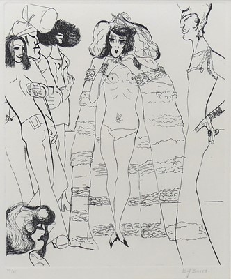 Lot 228 - Edward Burra (1905-1976) - Drag Queen, etching...
