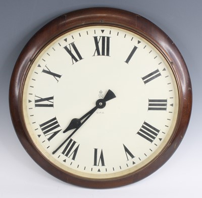 Lot 142 - An extra large George VI mahogany G.P.O....