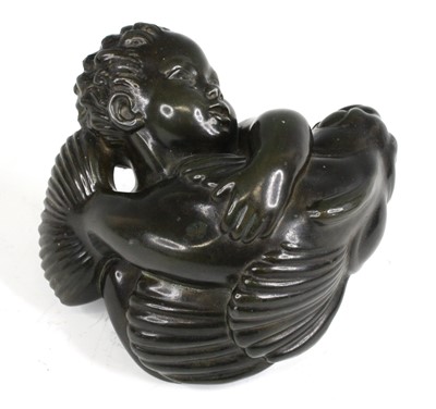 Lot 163 - Just Andersen (1884-1943) - Boy with...
