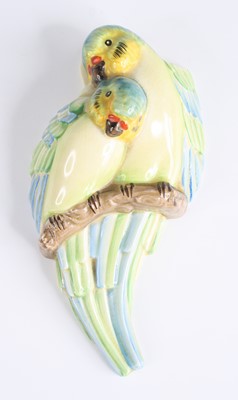 Lot 16 - A 1930s Clarice Cliff 'Budgerigar' pottery...