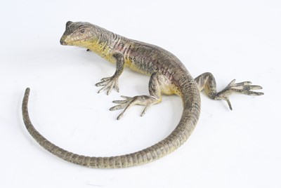 Lot 153 - A circa 1900 cold-painted bronze model of a...