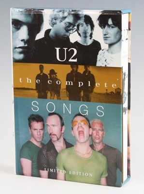 Lot 576 - U2, The Complete Songs, large paperback book...