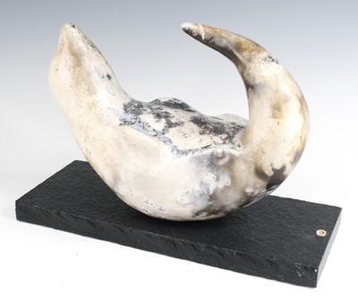 Lot 171 - Carol Pask (contemporary) - Seal, smoke-fired...