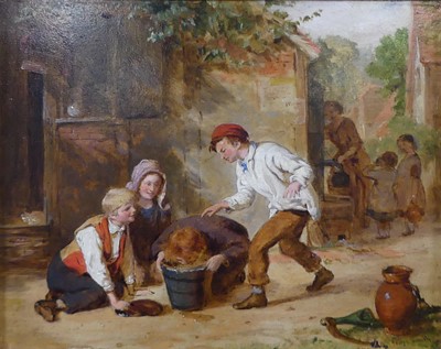 Lot 1308 - George Smith (1829-1901) - A Good Header, oil...