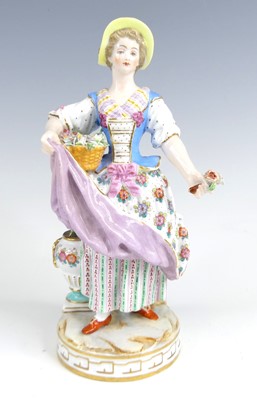 Lot 1078 - A French porcelain figurine, possibly Jacob...