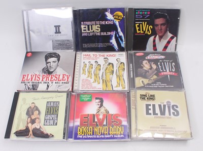 Lot 579 - Elvis Presley - a collection of music CD box...