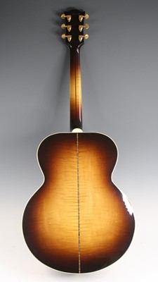Lot 586 - A Gibson Standard SJ-200 electro acoustic...