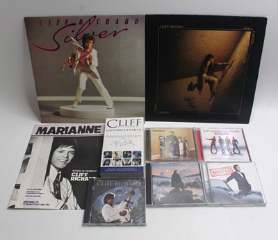 Lot 548 - Cliff Richard - A collection of CDs and 12"...