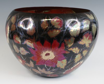 Lot 27 - A large Zsolnay Pecs pottery jardiniere, of...