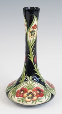 Lot 3 - A contemporary Moorcroft Florian Flame pattern...