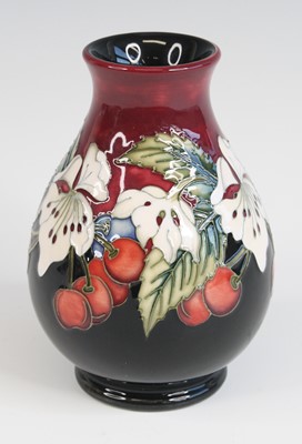 Lot 5 - A contemporary Moorcroft Cherry Blossom...