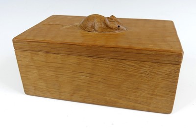 Lot 139 - Robert 'Mouseman' Thompson - a blond oak...