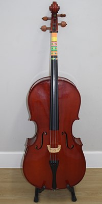 Lot 610 - A Primavera 4/4 students cello, together with...