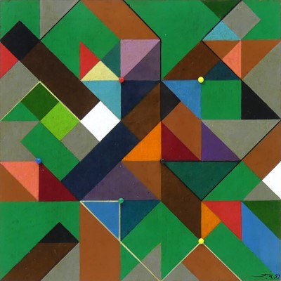 Lot 202 - Jamie Andrews (b.1963) - Colourfield, acrylic...