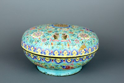 Lot 2168 - A large Chinese Canton enamel “Eight Buddhist...