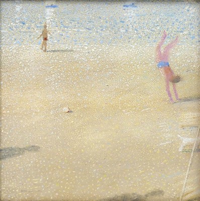 Lot 209 - Brian Peacock (1935-2004) - Handstand, oil on...