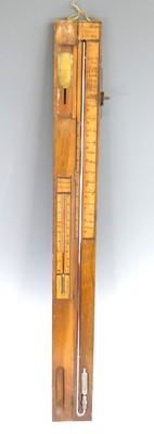 Lot 1364 - A 19th century French walnut stick...