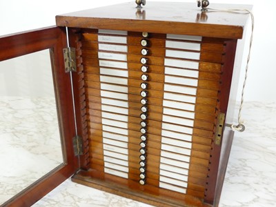 Lot 1448 - A circa 1900 mahogany collectors specimen...