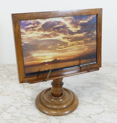 Lot 1428 - A late Victorian turned rosewood table-top...
