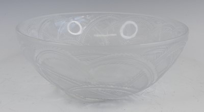 Lot 52 - A Lalique moulded and frosted crystal glass...