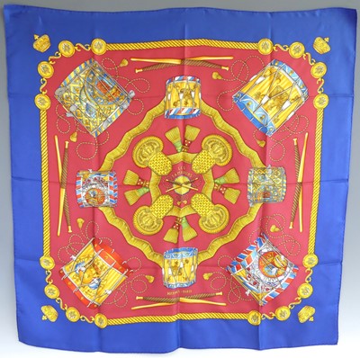 Lot 132 - Hermès of Paris - a 'Les Tambours' vintage...