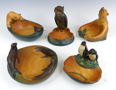 Lot 31 - A collection of five Art Deco Ibsen Enke of...