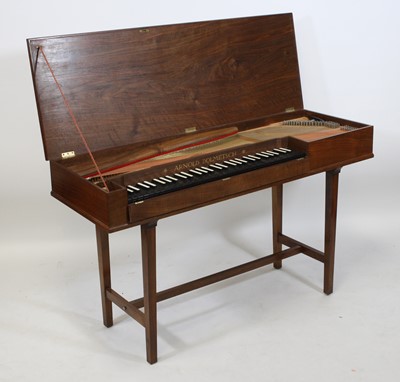 Lot 2327 - A 1970's Arnold Dolmetsch walnut cased...