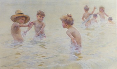 Lot 1348 - Hector Caffieri RI RBA (1847-1911) - Children...
